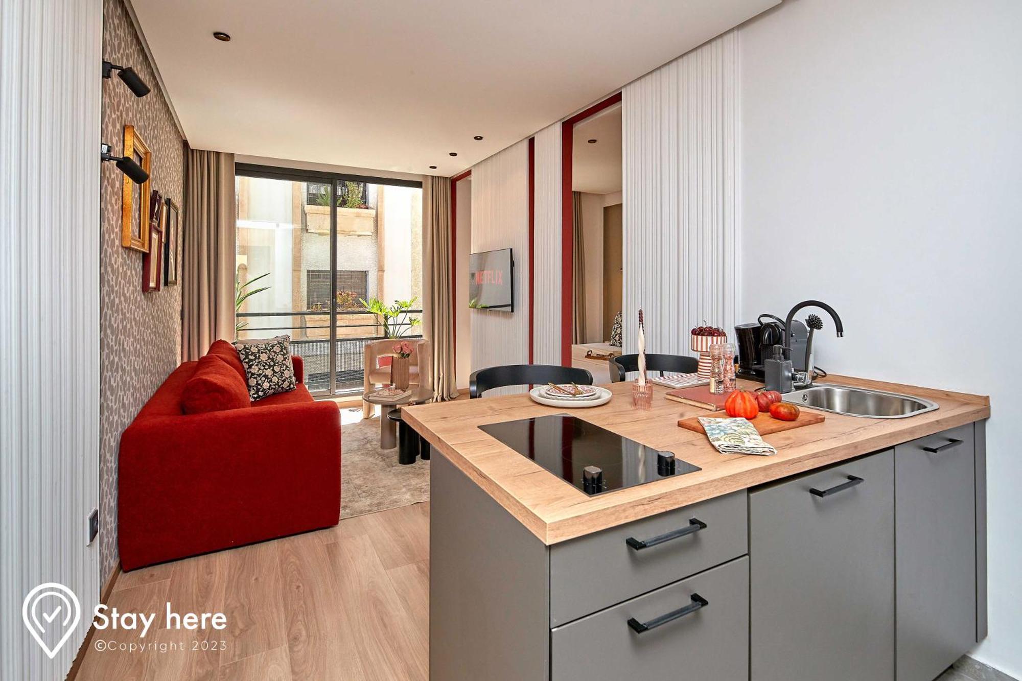 Stayhere Casablanca - Maarif - Elite Residence ภายนอก รูปภาพ